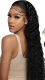 30In Deep Curly Lace Closure Wig Hd Transparent Deep Wave Wig Curly Brazilian Human Hair Wigs For Women Remy 180%