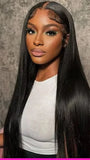 Hidden Strap 350 Lace Front Wigs Human Hair Glueless Wig Transparent Lace Front striaght Wig with Invisible Drawstring