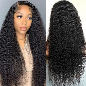 Deep Wave Lace Front Wigs Human Hair 250% Density 5x5 HD Lace Front Wigs Human Hair Deep Curly Lace Frontal Wigs Human Hair