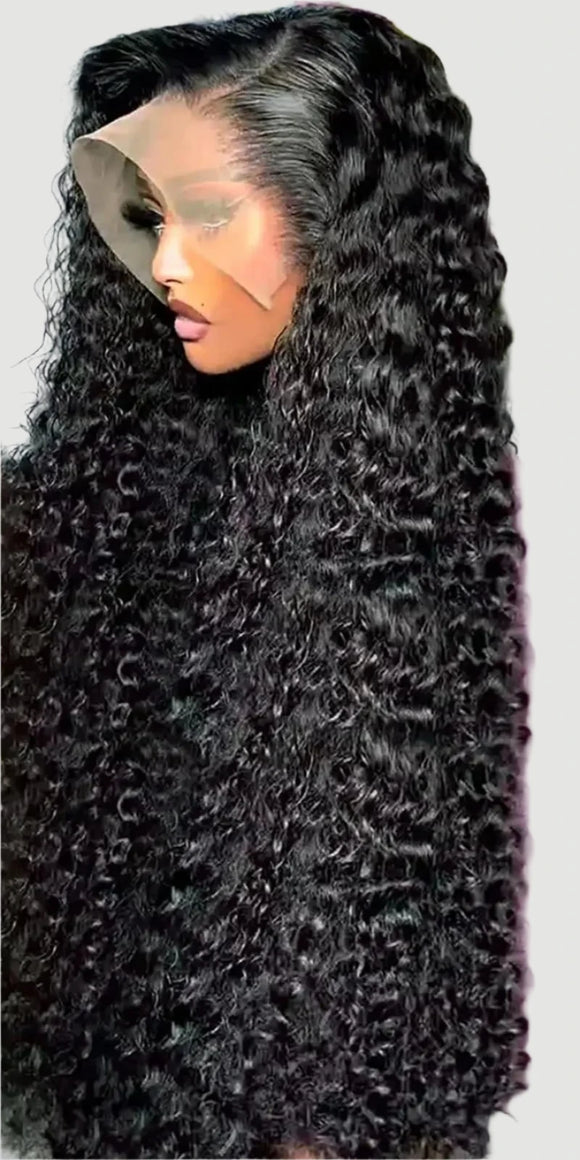 Lafion Water wave Human Hair Wig Deep Wave Frontal Wig Curly Hd Lace Wig 13x6 For Women