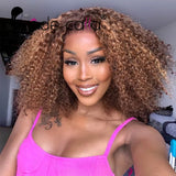 Transparent Lace Front Wig Short Bob Human Hair Wigs Water Wave Colored Deep Wave Frontal Wigs Brazil