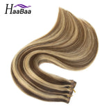 Invisible Injected PU Weft Tape In Hair Extensions Human Hair Real Natural Hair Seamless Long Tape PU Weft Human Hair Extensions